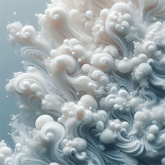 abstract picture of a foam