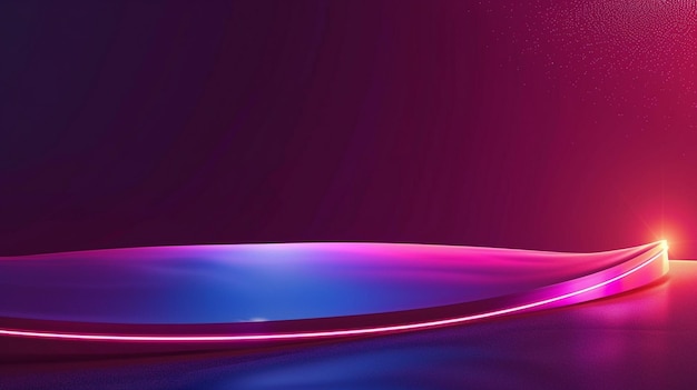 Abstract Pink and Blue Gradient Background with Glowing Lights