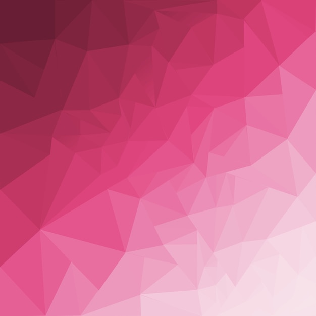 Abstract pink geometric background. Polygon background. Low Poly Background.