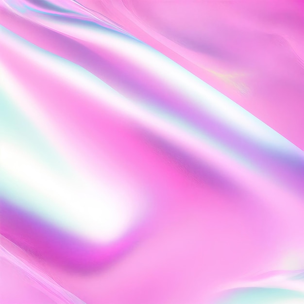 Abstract Pink iridescent holographic background