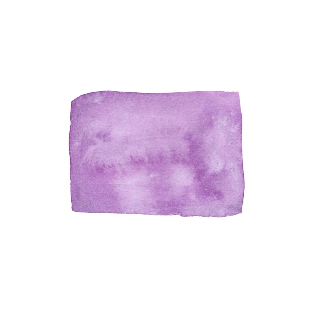 Abstract pink purple color watercolor stain isolated Watercolor hand drawn texture for backgrounds cards banner