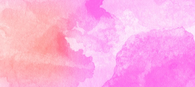 Abstract pink watercolor background design wash aqua painted texture close up