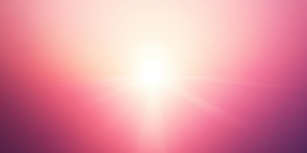 Photo abstract pink and white gradient with lens flare