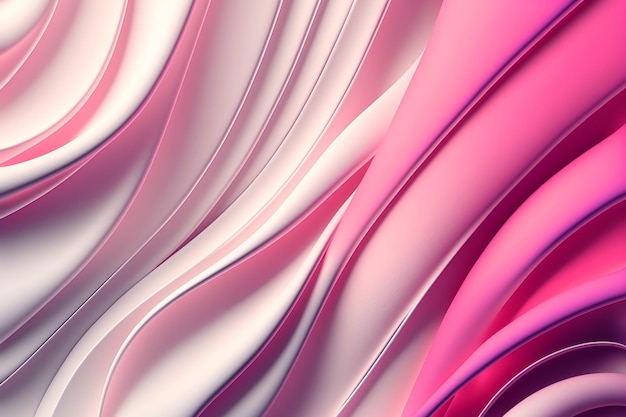 Abstract Pink White Wave Gradient Texture Background