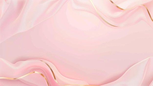 Abstract pink with shiny gold background