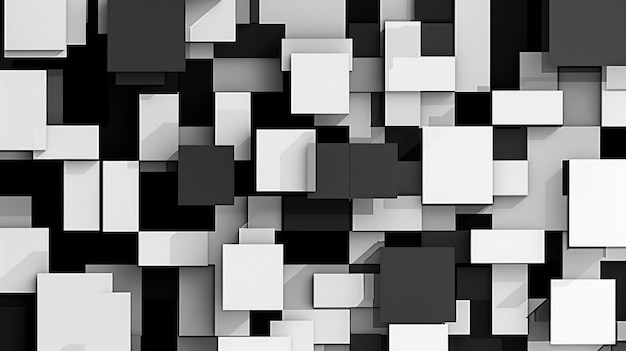 Photo abstract pixel of black geometric texture graphic with minimal style aig53