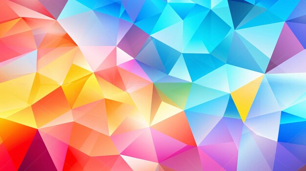 Abstract polygon color background