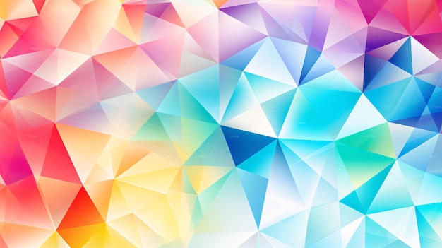 Abstract polygon color background