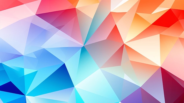 Abstract polygon color background