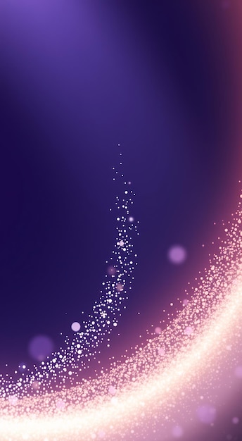 Abstract purple background with sparkling lights