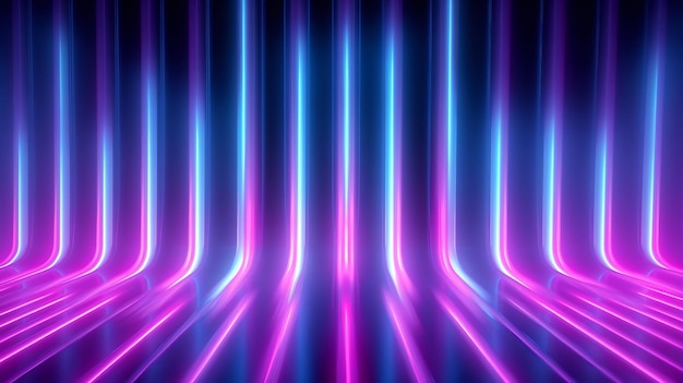 Abstract purple and blue lines on a background