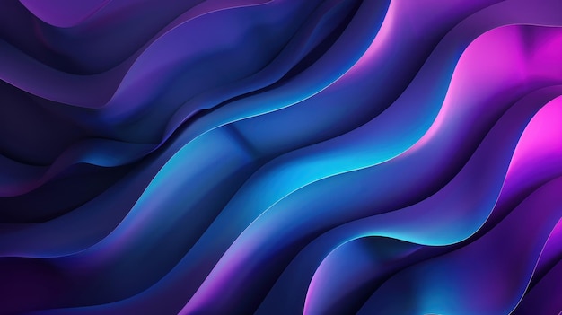 Abstract Purple and Blue Swirling Background