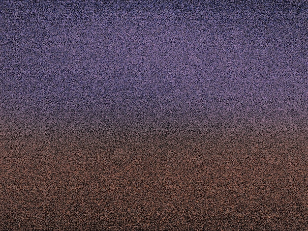 Abstract purple and orange shaded static film grain background