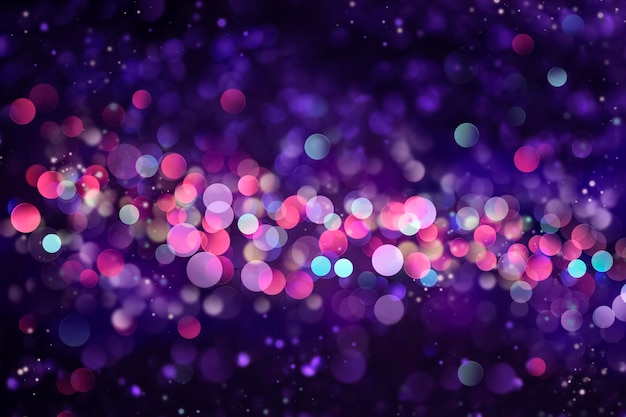 Abstract purple and pink bokeh background