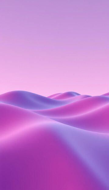 Abstract purple and pink gradient background with smooth wavy lines