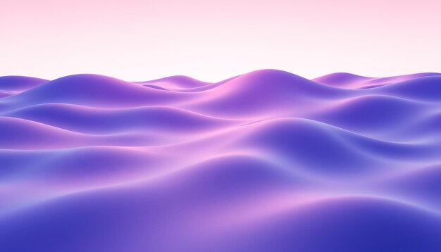 Abstract purple and pink gradient wavy background