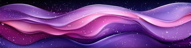 Photo abstract purple waves background