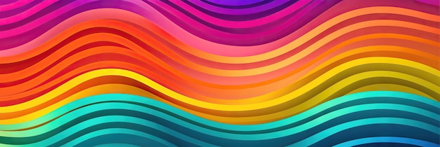 Abstract rainbow colors wavy shapes paper colourful background Multi layers color texture 3D