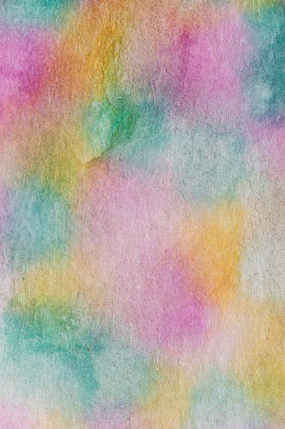 Abstract rainbow handmade technique aquarelle