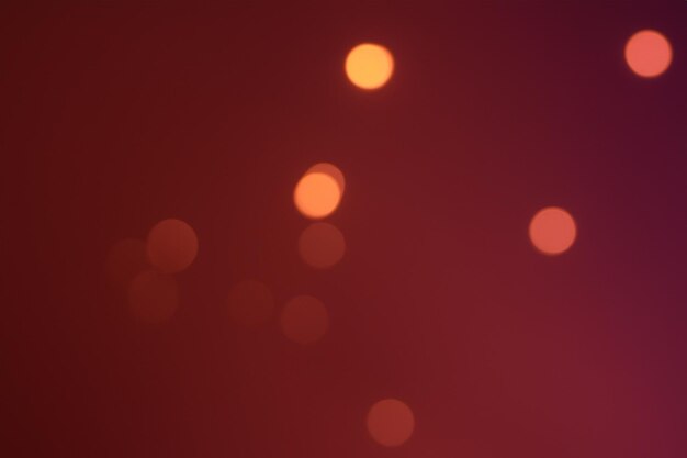 Abstract red background with bokeh lights