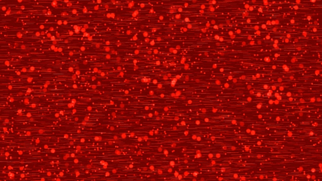 Abstract red background with many particles