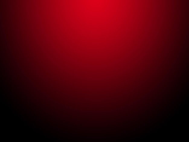 Abstract red background with smooth gradient used for web design templates, product studio room