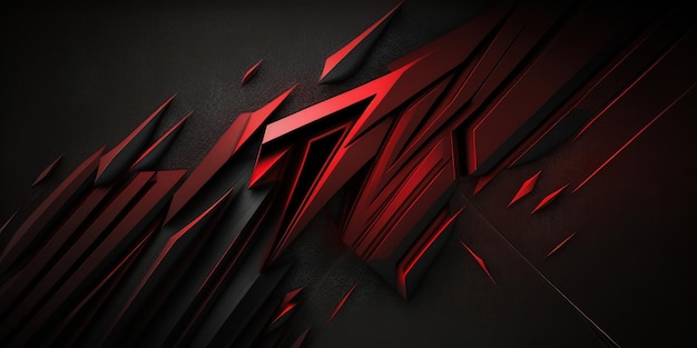 Abstract red and black background