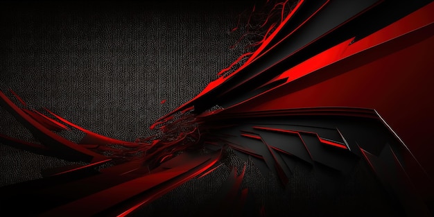 Abstract red and black background