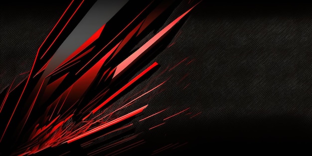 Abstract red and black background