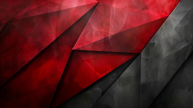 Abstract red and black grunge background 3d render illustration