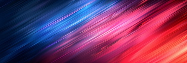 Abstract Red and Blue Diagonal Light Streaks Background