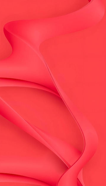 Photo abstract red curves background