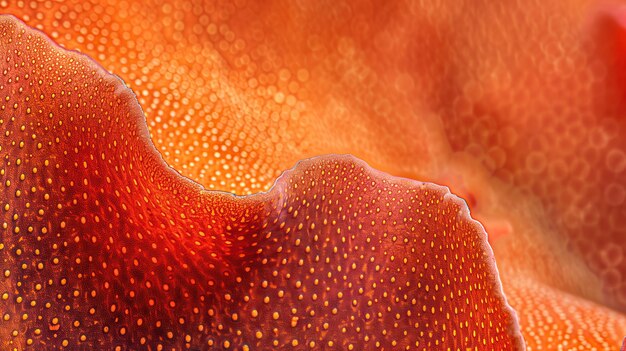 abstract red flower petal with dew drops background