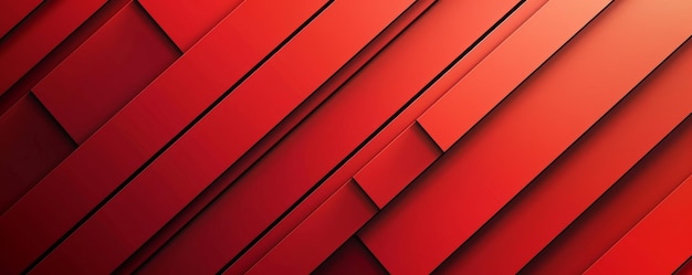 Photo abstract red geometric pattern