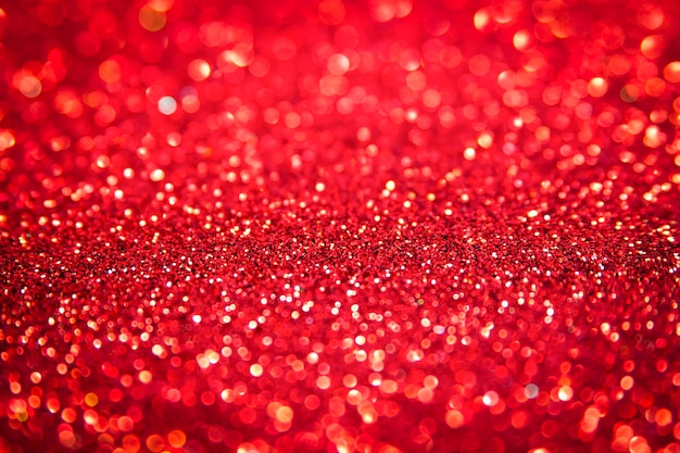 Abstract red glitter christmas background