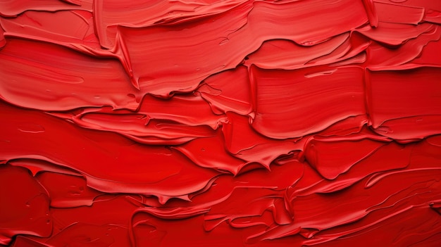 Photo abstract red oil paint texture