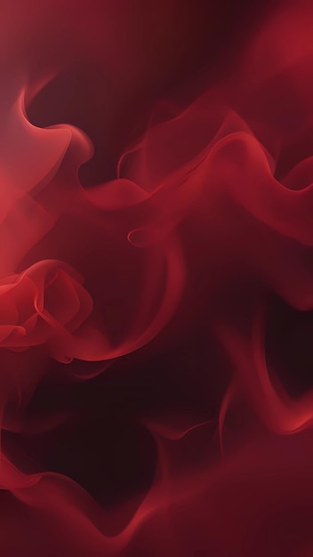 Abstract red smoke swirls fluid shapes background wallpaper