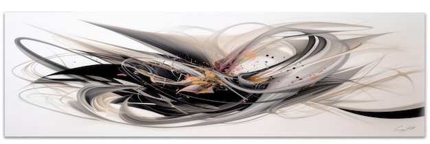 An abstract representation of flowing data streams in a modern and sleek design