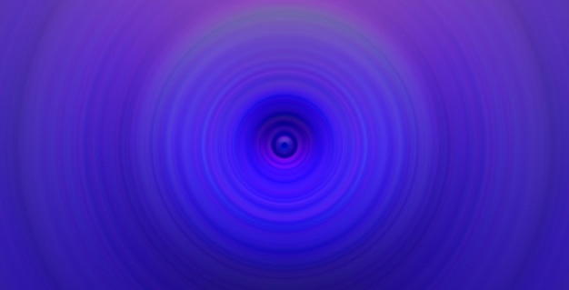 Abstract round blue background Circles from the center point Image of diverging circles Rotation that creates circles