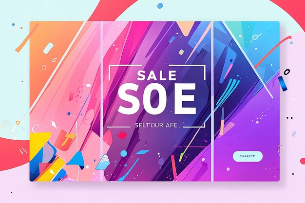 Photo abstract sale theme for wallpaper