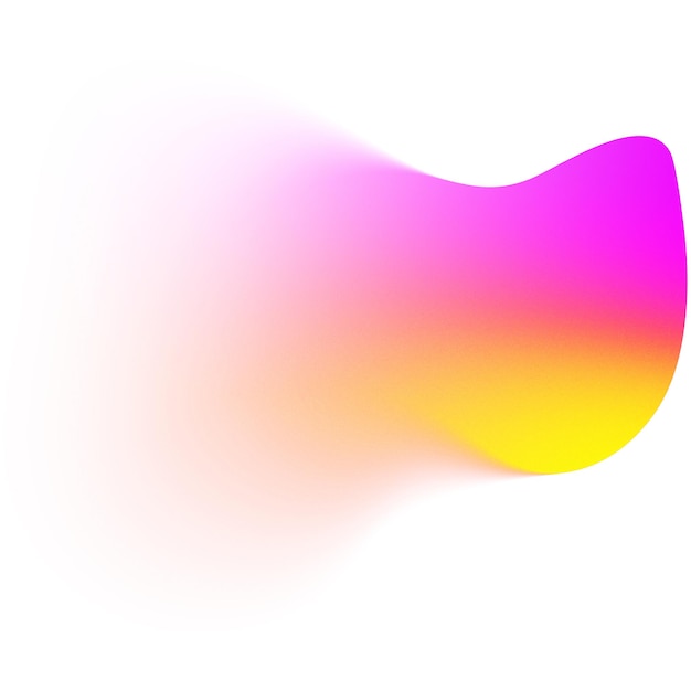 Photo abstract shape blurred pink and yellow colors effect of gradient background