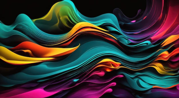 Abstract Shape Gradient Colorful Backgoround