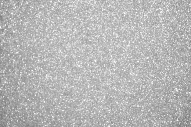 Photo abstract silver glitter sparkle defocused light background