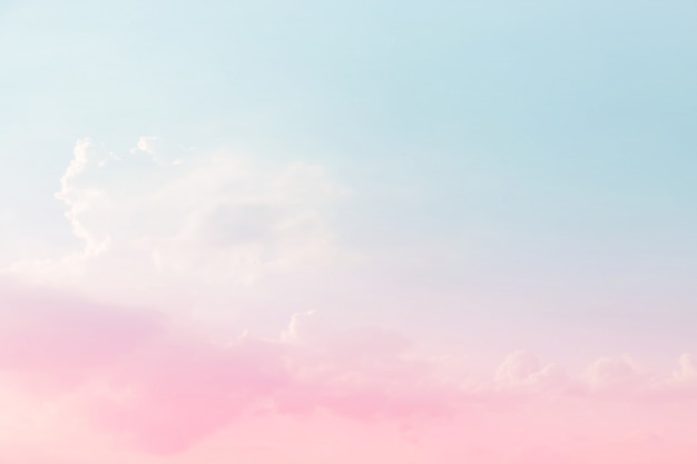 Abstract sky background in sweet color.