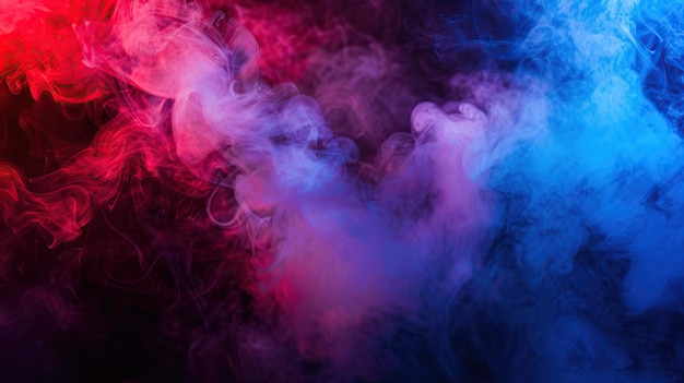 Abstract Smoke Art with Vibrant Colors