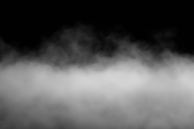 Abstract Smoke on black Background