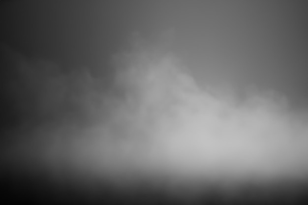 Abstract Smoke on black Background