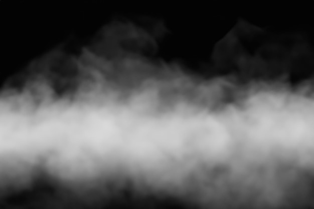 Abstract Smoke on black Background