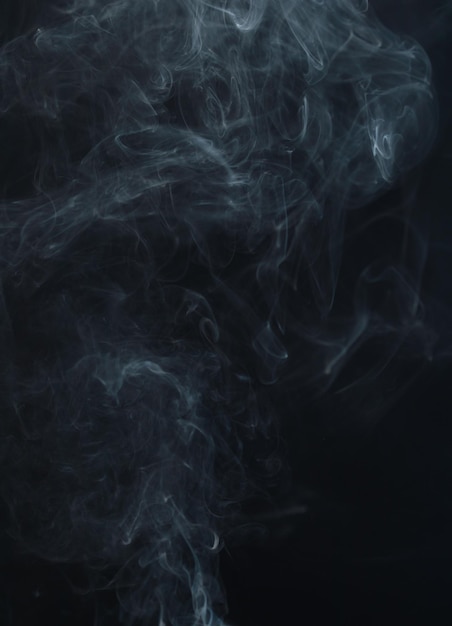 Abstract Smoke on black background