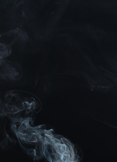 Abstract Smoke on black background